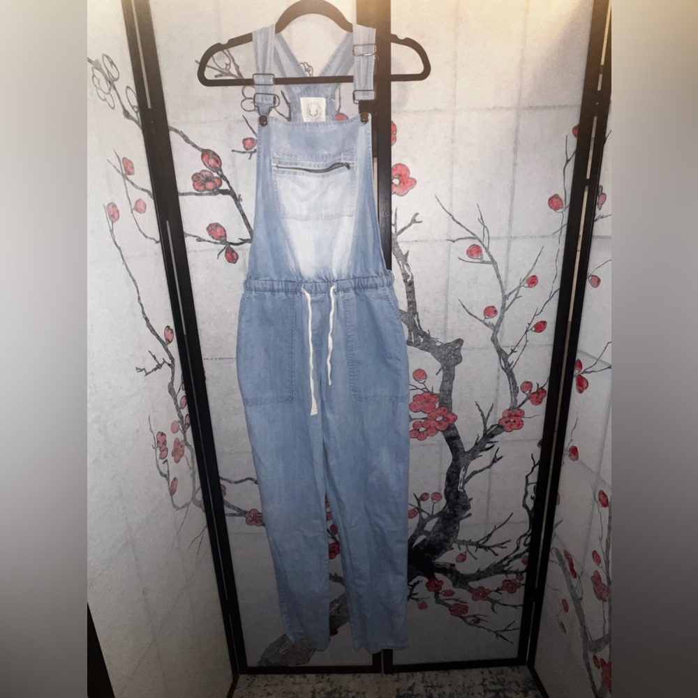 Fantastic Fawn chambray overalls